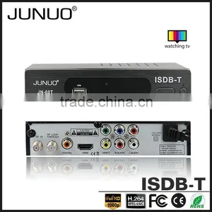 JUNUO China Manufacture 2016 New OEM Full HD Mpeg4 Peru Isdb-t Digital tv Decoder Set Top Box thumbnail-1