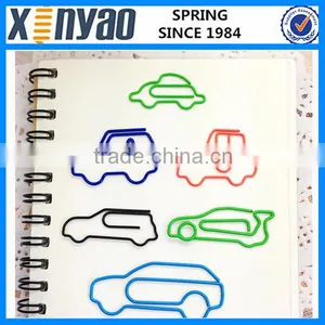 Hight Quality Promotional Gifts Custom Logo Colorful Car Shape Paper Clips thumbnail-5