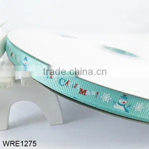 Beautiful Decoration Printed Christmas Ribbon New Style thumbnail-1