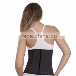 Latex Underbust Corset Waist Trainer With 9 Steel Bone 3 Hook Top thumbnail-3