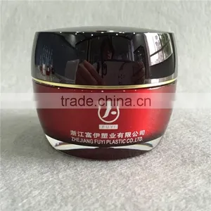 Double Wall Plastic Cream Container, Skin Care Face Cream Container, Acrylic Body Cream Container thumbnail-3