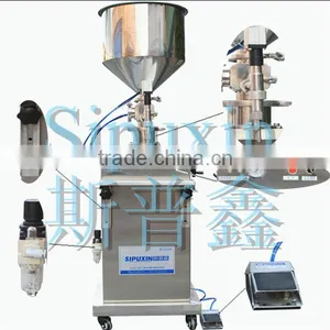 Spx High End Stainless Steel Semi Automatic e Liquid Filling Machine thumbnail-1