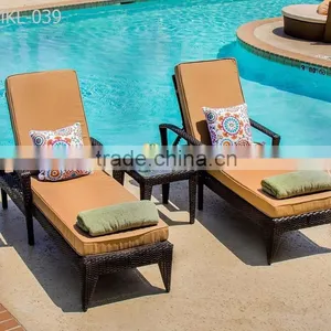 Best Selling Synthetic Rattan Chaise Lounge - Sun Lounger - Beach Chair thumbnail-1