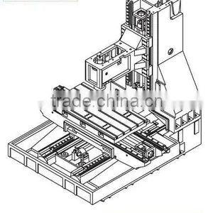 CNC Machine Frame / Body;VMC-10062LB thumbnail-1