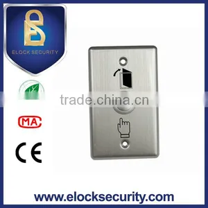 Stainless Steel Exit Press Button ES313 NONC thumbnail-1
