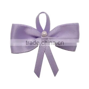 New Product Well Design With Flower Set Beads Bowknot Shape Ribbon Badge thumbnail-2