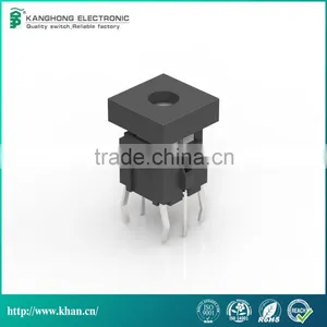 6x6mm Tact Switch With Led , 12v Illuminated Tact Switch , Light Tactile Switch With Cap thumbnail-2