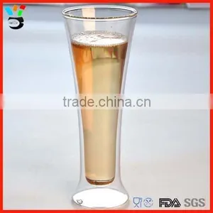 Double Wall Glass Cup Beer Glasses thumbnail-3