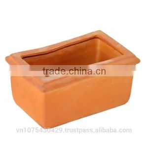 Rectangle Ceramic Flower Pots , Mini Terracotta Pots Wholesale, Cheap Ceramic Flower Pots thumbnail-1