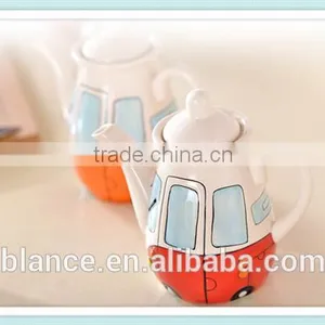 Ceramic Tea Coffee Pot Bus Design thumbnail-2