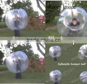 High Quality Inflatable Ball Suit Walk in Plastic Bubble Ball Human Sized Hamster Ball for Sale thumbnail-6