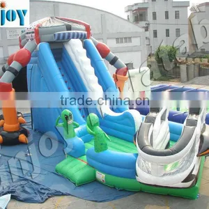 2016 Hot Sale Inflatable Spaceship Slide Games Park Equipment for Kids and Adult thumbnail-1