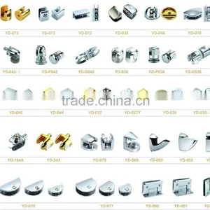 Zinc Alloy Stainless Steel Shower Door Hinges thumbnail-6