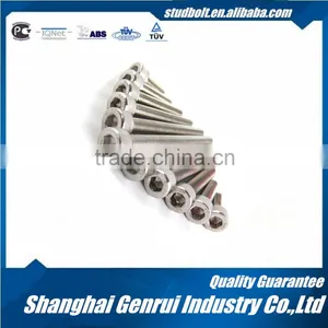 Stainless Steel304 Cylinder Screw DIN7984 Hex Socket Thin Head Cap Screw With Full Thread thumbnail-3