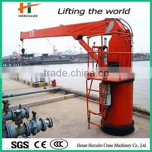 Marine Crane With Hydraulic Telescopic Booms thumbnail-1