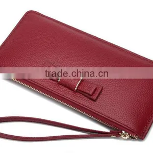 Long Zipper Ladies Hand Bag With Butterfly Decorates thumbnail-2