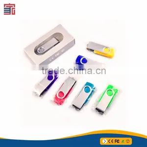 Wholesale 2GB 4GB 8GB Plastic Case Gift Swivel Usb Flash Drive thumbnail-2