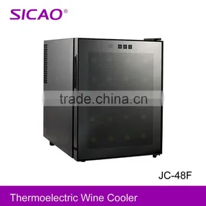 65L 28 Bottle Single Glass Door Wine Refrigerator thumbnail-5