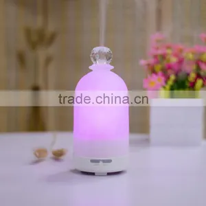 GLASS AROMISTER Ultrasonic Aroma Diffuser,fragrance Oil Diffuser W/7-color-changing LED Mood Light-GH2186FA thumbnail-2
