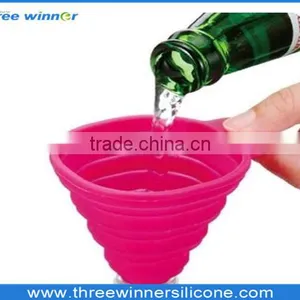 FDA Durable Silicone Beer Funnel thumbnail-1