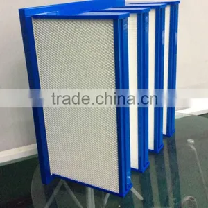 4V-type Filter/high Efficiency H13 V-type Air Conditioning Industrial Air Filter thumbnail-1