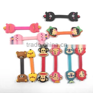 Custom Logo Cheap Made Ear Phone Take up Belt Winder thumbnail-1