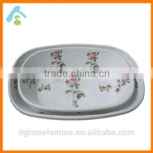 Melamine Square Shaped Fruit Basket Made in China thumbnail-1