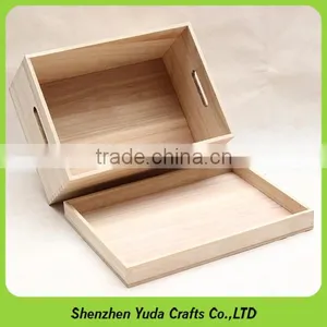 Original Wood Material Storage Box Mdf Box With Lid for Shoes thumbnail-4