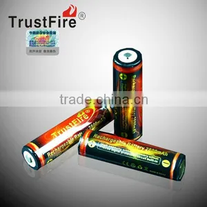 TrustFire Lithium Ion Battery 18650 2800mah 3.7V With Protected PCB China Brand Manufacture thumbnail-1