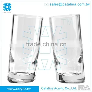Plastic Acrylic HEART BOTTOM TUMBLER thumbnail-3