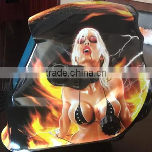 Hot Sexy Woman Sticker Attractive With Cutting&grinding Function Soft Texture Auto Darkening Welding Helmet thumbnail-5