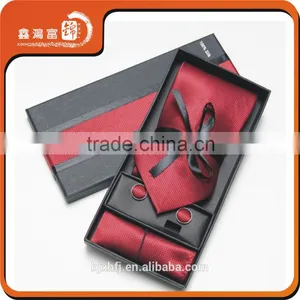 XHFJ Famous Brand Different Shaped Fancy Paper Tie Box Hot Sale Hard Tie Gift Boxes thumbnail-1
