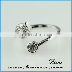 2015 Fashion Jewelry Ring!latest Weddingring Design!micro Pave Diamond Setting Ring-new Fashion Silver Ring Wholesale Jewelry thumbnail-4