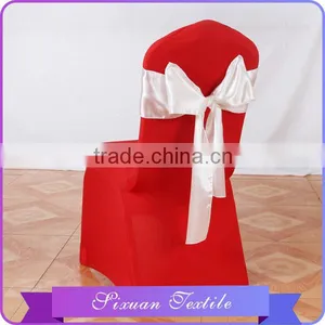 2016 Newest Plain Dyed Wedding Satin Bling Bling Chair Sashes Wholesale thumbnail-2