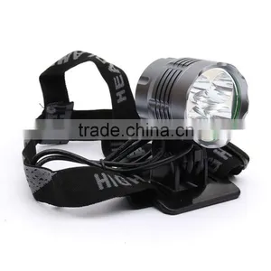 5600LM XM-L2 T6 5 LED 3 Modes Headlamp Bike Headlight+Battery Pack+charger+headband+2x Rubber Ring+Bicycle Rear Light thumbnail-2