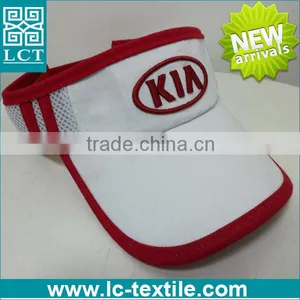 LCTN1839 KIA Branded Cotton Twill Sturcted Bulk Sale Visor Cap thumbnail-3