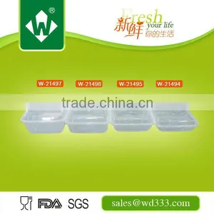 Disposable PP Plastic Square Lunch Box thumbnail-1