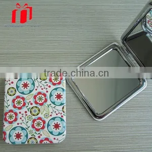 Popular Pu Leather Pocket Mirror With Case For Lady Gifts thumbnail-1
