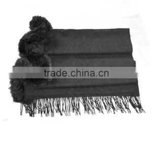 Wholse Popular Neckwear For Young Ladies Real Fur Scarf thumbnail-1