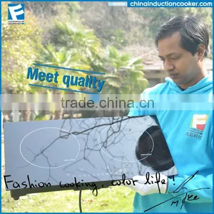 Double Head Commercial Equipment Universal Crystal Induction Cooker thumbnail-3