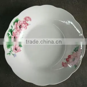 Plate Soup Ceramic New Decor , 8"soup Plate for Peru ,porcelain Ware Plate thumbnail-4