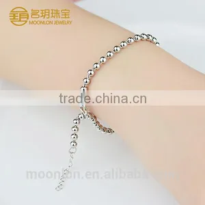 Wholesale Silver Beads Bracelets for Men, Friendship Bracelets Jewelry Stores thumbnail-2