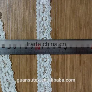 Tulle Lace French Net Lace White Flower Trimming For Girl Party Dresses thumbnail-3