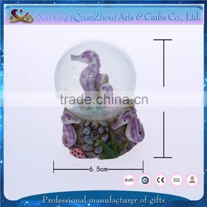 Resin Arts Seahorse Unique Gifts Snow Globe Souvenir thumbnail-1