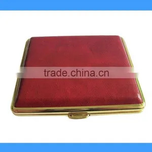 DCP005089RED RED PU With Metal Cigarette Case, Cigarette Box thumbnail-1