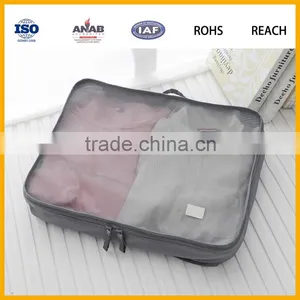 Travel Essential Bag-in-Bag Travel Luggage Organizer Storage Handle Bag Pouch Set Red thumbnail-5