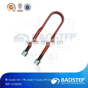 Mitsubishi High Quality Big Size M27 Galvanized Steel Truck u Bolts thumbnail-1