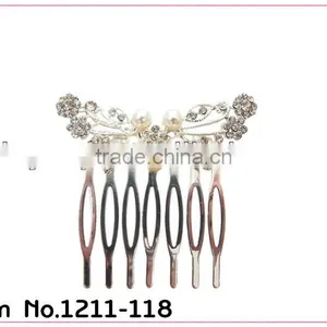 High-end Rhinestone Crystal Hair Comb Accessories thumbnail-1
