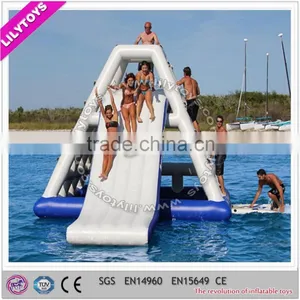 2015 Hot Sell Cheap Giant Inflatable Water Toys / Inflatable Floating Water Slide,for Sea Park or Aqua thumbnail-1