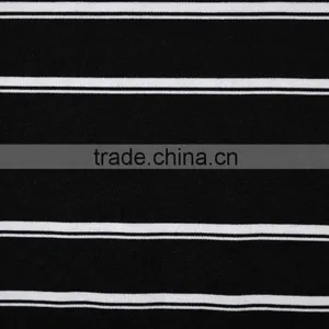 Yarn Dyed Knitted Interlock Nylon Viscose Spandex Polyester Fabric thumbnail-1